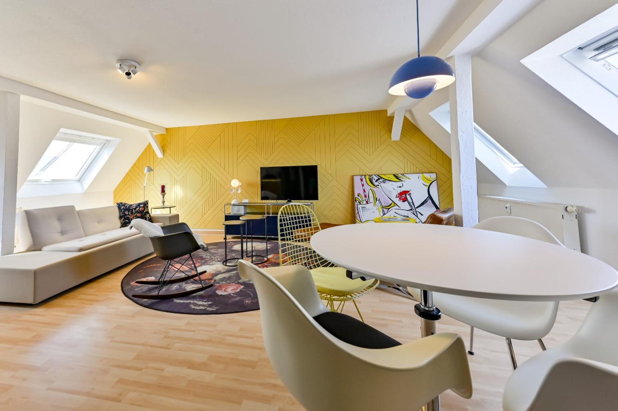 Premium Quartier Clara , Karl Und Fritz Auf Dem Kassberg Mit Eigenem Stellplatz Διαμέρισμα Κέμνιτς Δωμάτιο φωτογραφία