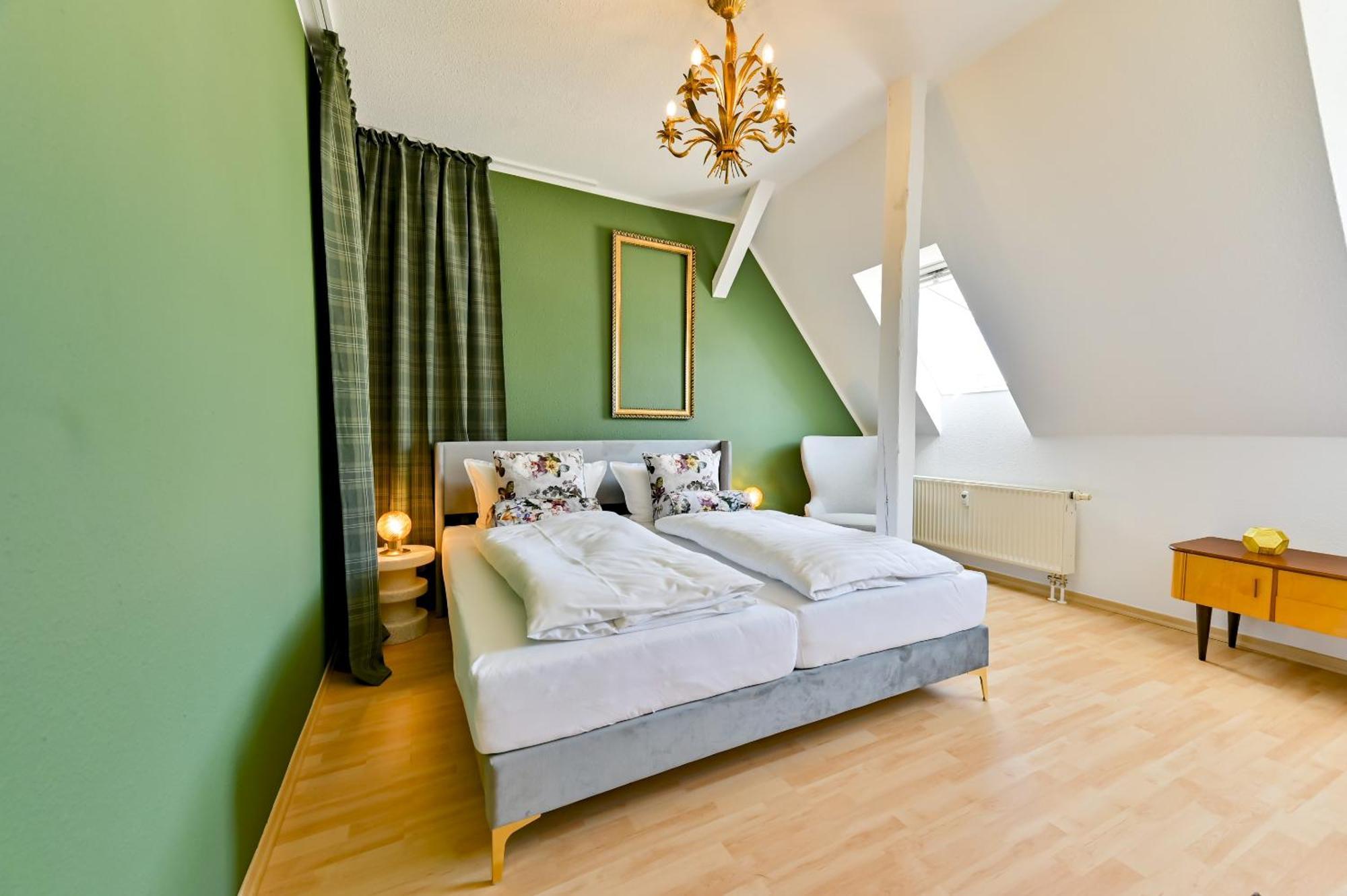 Premium Quartier Clara , Karl Und Fritz Auf Dem Kassberg Mit Eigenem Stellplatz Διαμέρισμα Κέμνιτς Εξωτερικό φωτογραφία